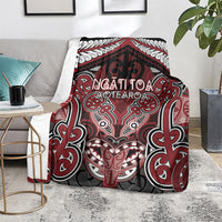 Aotearoa Iwi Ngati Toa Blanket Maori Kowhaiwhai Pattern