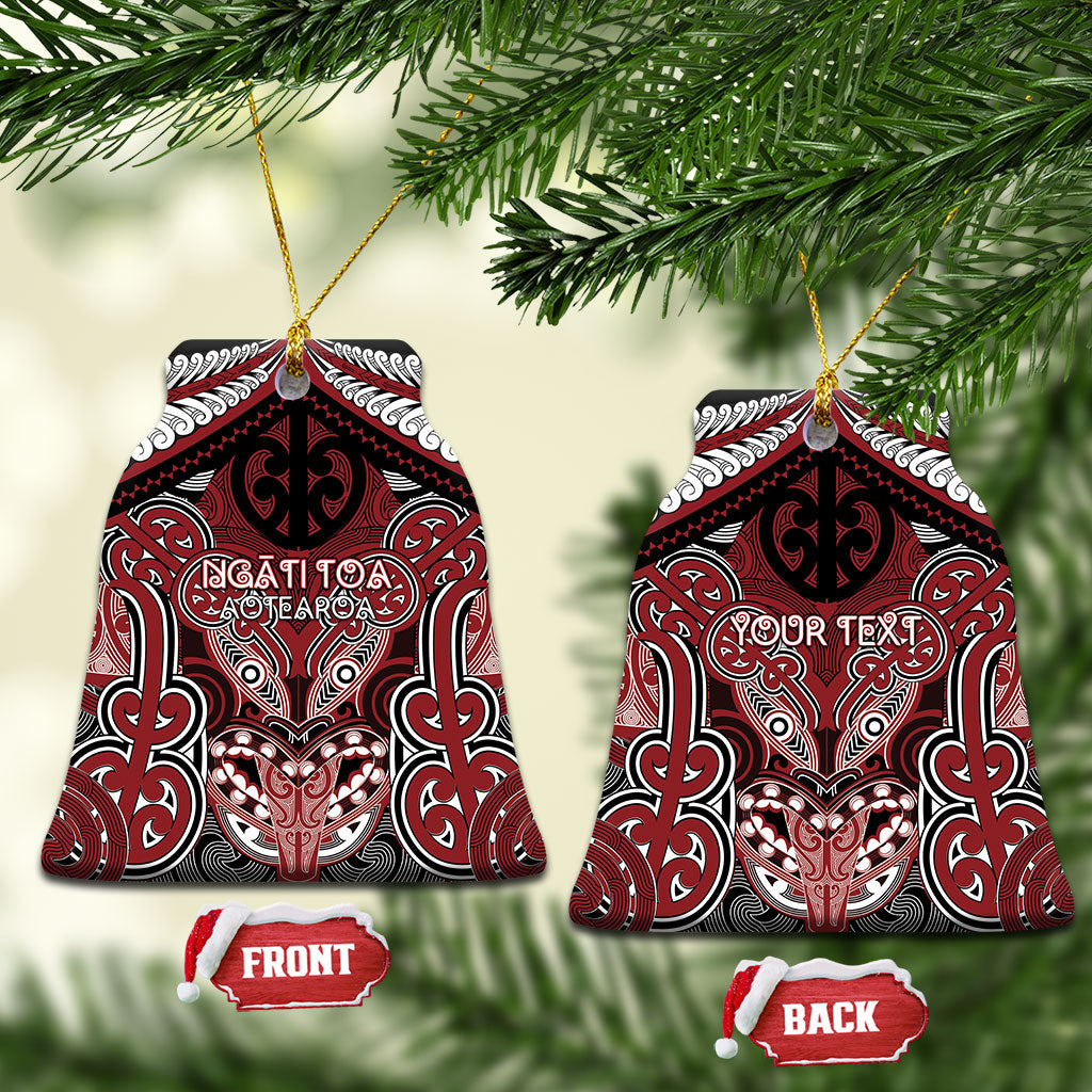 Aotearoa Iwi Ngati Toa Personalised Ceramic Ornament Maori Kowhaiwhai Pattern