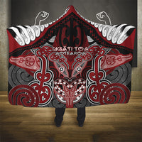 Aotearoa Iwi Ngati Toa Hooded Blanket Maori Kowhaiwhai Pattern