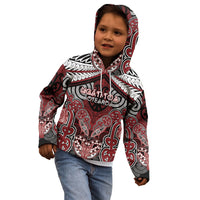 Aotearoa Iwi Ngati Toa Personalised Kid Hoodie Maori Kowhaiwhai Pattern