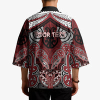 Aotearoa Iwi Ngati Toa Personalised Kimono Maori Kowhaiwhai Pattern