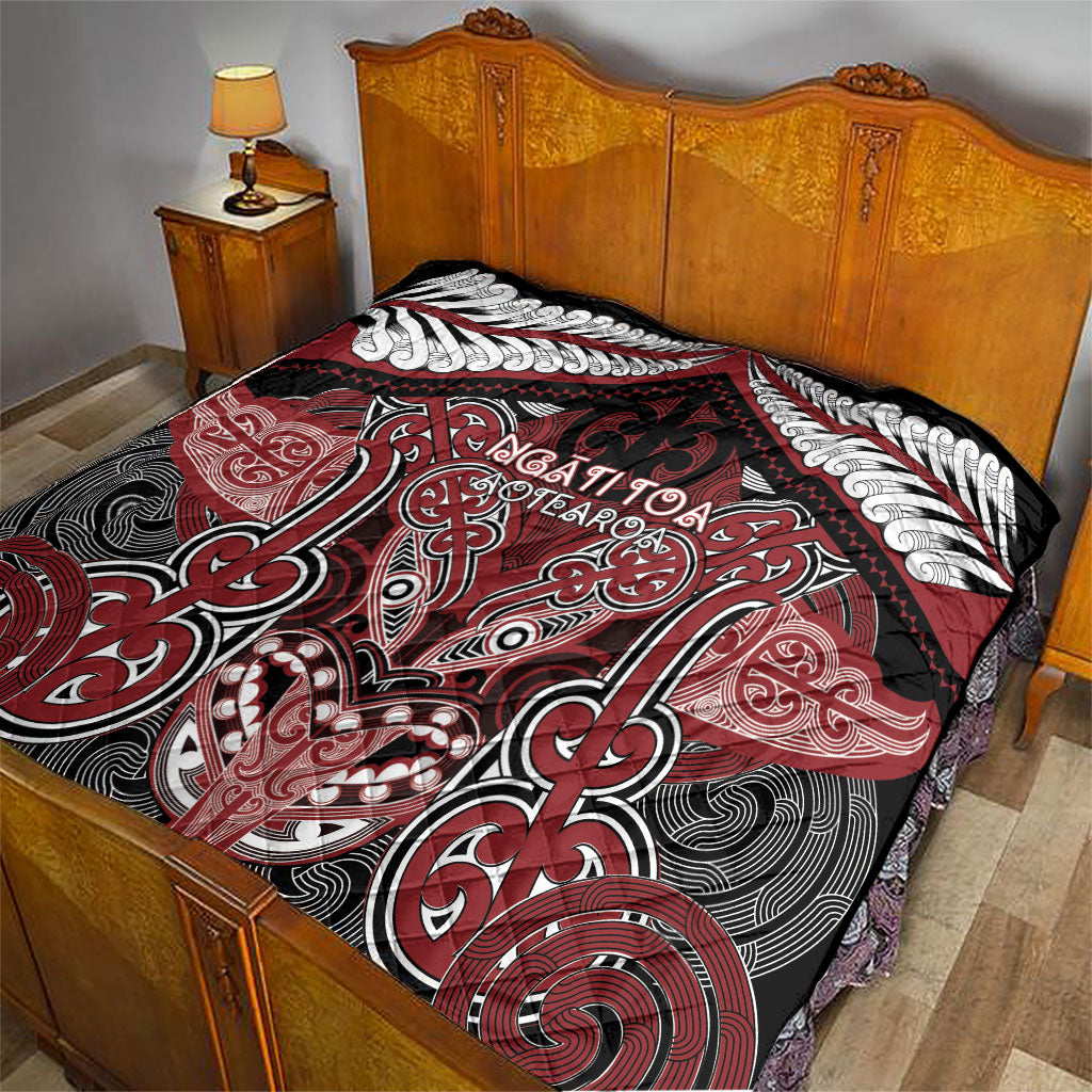 Aotearoa Iwi Ngati Toa Quilt Maori Kowhaiwhai Pattern