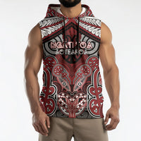Aotearoa Iwi Ngati Toa Personalised Sleeveless Hoodie Maori Kowhaiwhai Pattern