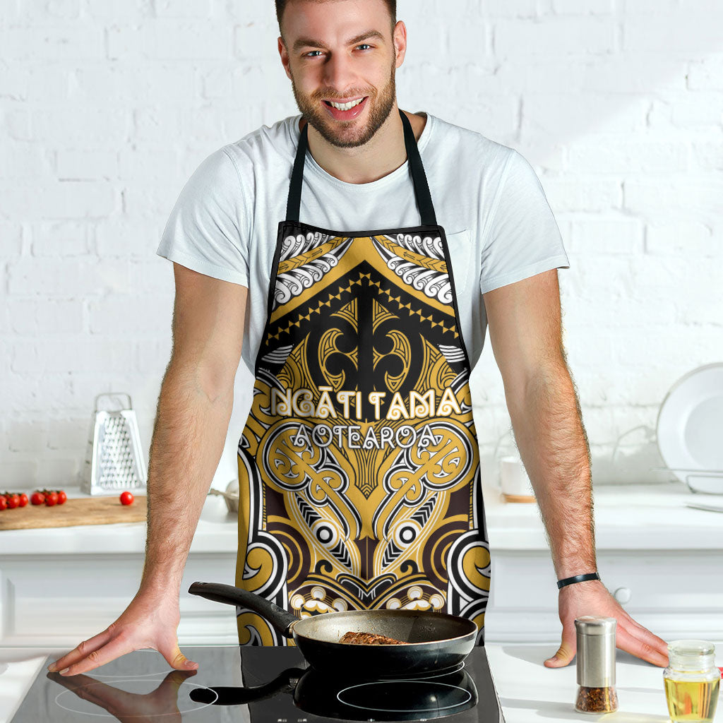 Aotearoa Iwi Ngati Tama Apron Maori Kowhaiwhai Pattern