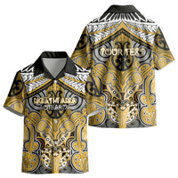 Aotearoa Iwi Ngati Tama Personalised Kid Hawaiian Shirt Maori Kowhaiwhai Pattern
