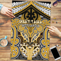Aotearoa Iwi Ngati Tama Puzzle Maori Kowhaiwhai Pattern