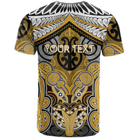 Aotearoa Iwi Ngati Tama Personalised T Shirt Maori Kowhaiwhai Pattern