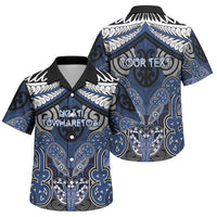 Aotearoa Iwi Ngati Tuwharetoa Personalised Family Matching Tank Maxi Dress and Hawaiian Shirt Maori Kowhaiwhai Pattern