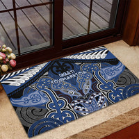 Aotearoa Iwi Ngati Tuwharetoa Rubber Doormat Maori Kowhaiwhai Pattern