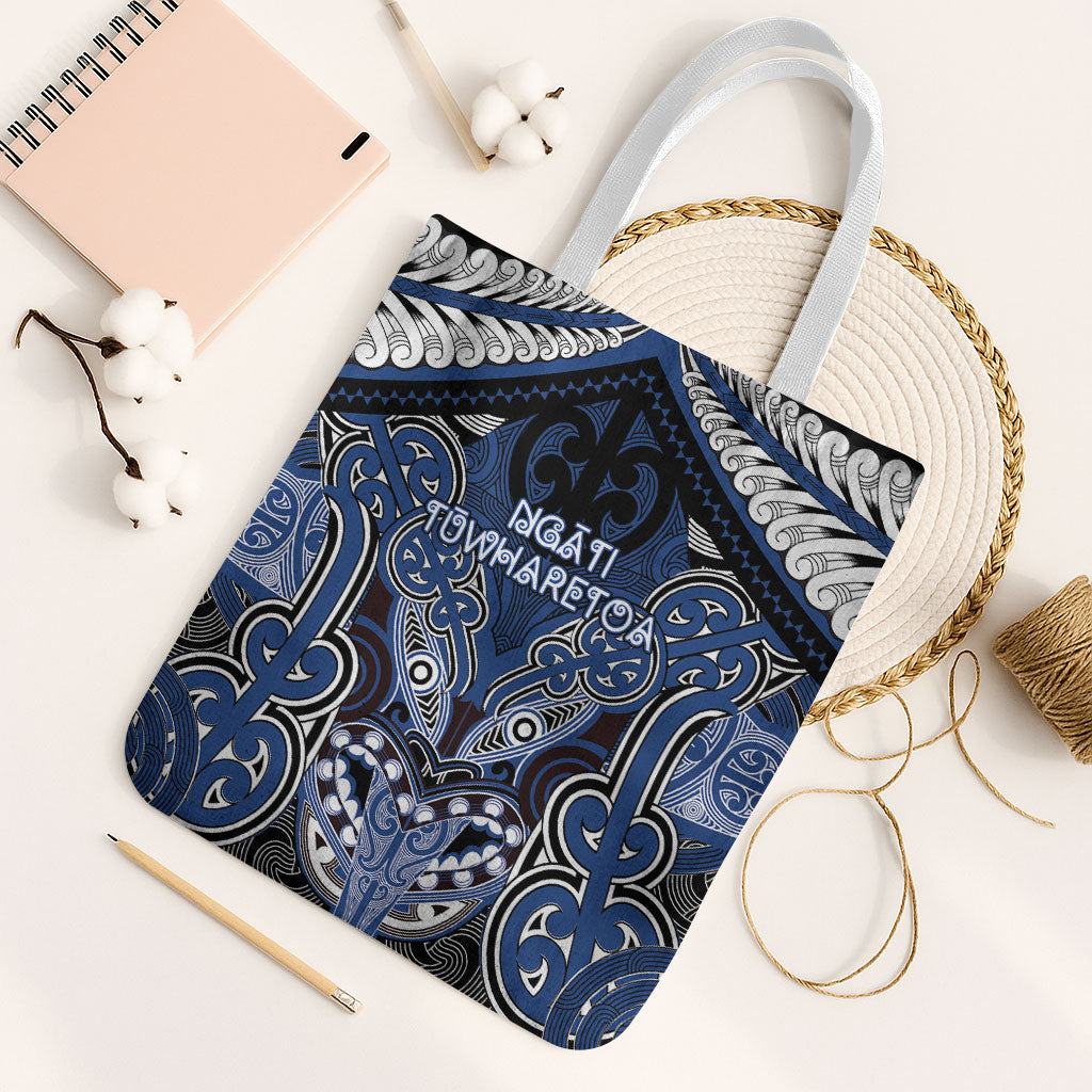 Aotearoa Iwi Ngati Tuwharetoa Tote Bag Maori Kowhaiwhai Pattern