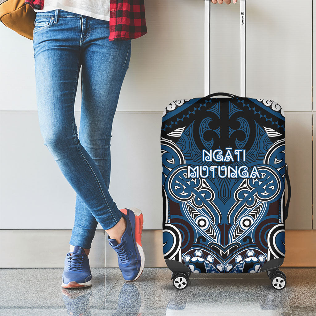 Aotearoa Iwi Ngati Mutunga Luggage Cover Maori Kowhaiwhai Pattern