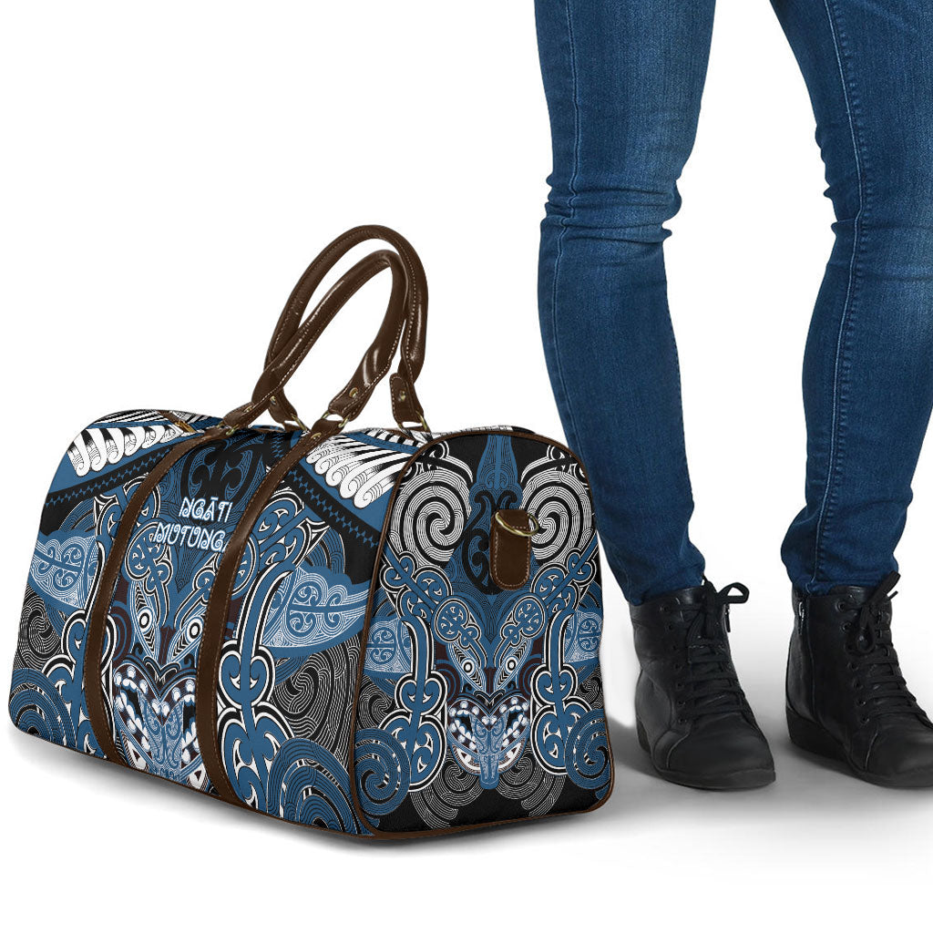 Aotearoa Iwi Ngati Mutunga Travel Bag Maori Kowhaiwhai Pattern