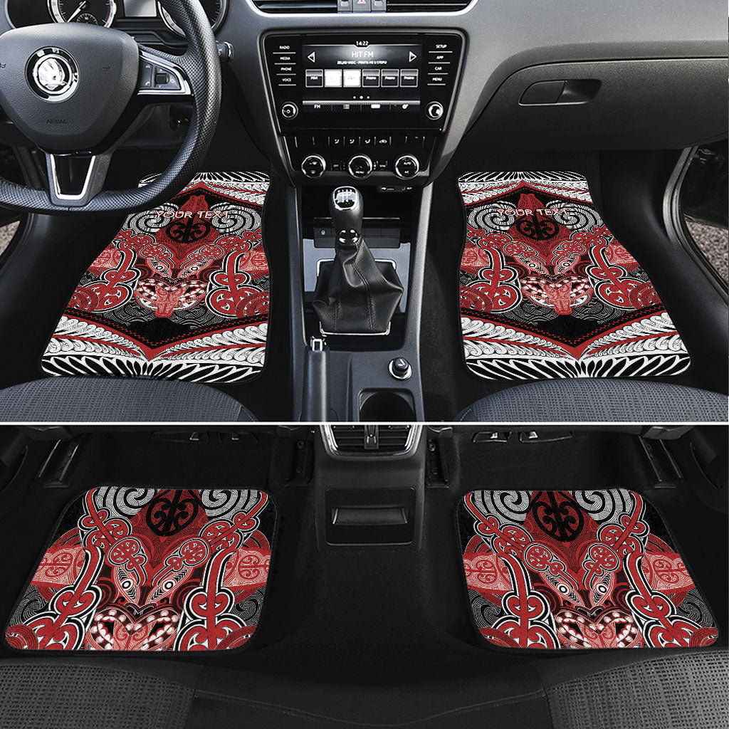 Aotearoa Iwi Te Ati Awa Personalised Car Mats Maori Kowhaiwhai Pattern