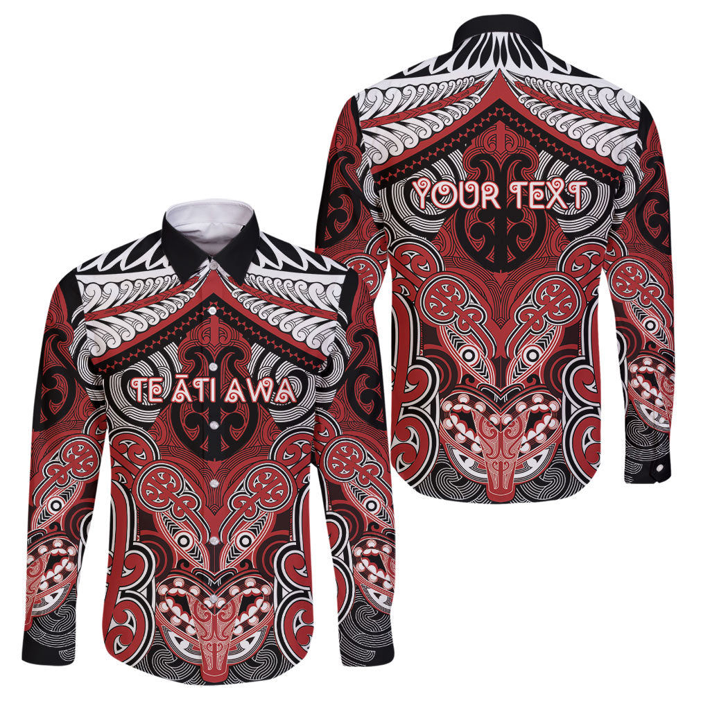 Aotearoa Iwi Te Ati Awa Personalised Family Matching Short Sleeve Bodycon Dress and Hawaiian Shirt Maori Kowhaiwhai Pattern