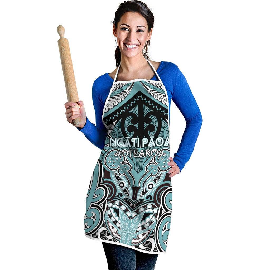 Aotearoa Iwi Ngati Paoa Apron Maori Kowhaiwhai Pattern