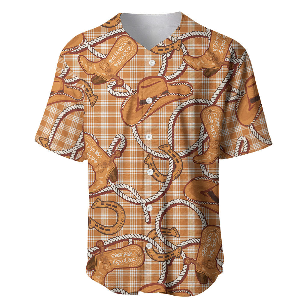 Brown Hawaii Palaka Cowboy Baseball Jersey Hawaiian Paniolo Festival Spirit LT19 Brown - Polynesian Pride