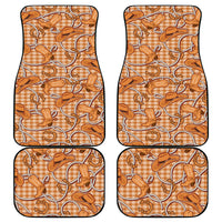 Brown Hawaii Palaka Cowboy Car Mats Hawaiian Paniolo Festival Spirit LT19 - Polynesian Pride