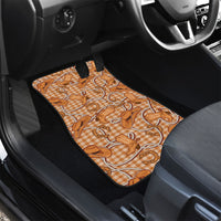 Brown Hawaii Palaka Cowboy Car Mats Hawaiian Paniolo Festival Spirit LT19 - Polynesian Pride