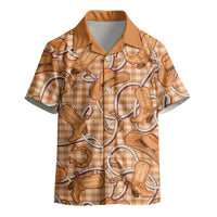 Brown Hawaii Palaka Cowboy Kid Hawaiian Shirt Hawaiian Paniolo Festival Spirit LT19 - Polynesian Pride