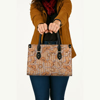 Brown Hawaii Palaka Cowboy Leather Bag Hawaiian Paniolo Festival Spirit LT19 - Polynesian Pride