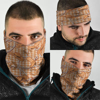 Brown Hawaii Palaka Cowboy Neck Gaiter Hawaiian Paniolo Festival Spirit LT19 - Polynesian Pride