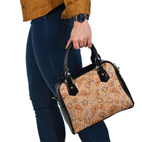 Brown Hawaii Palaka Cowboy Shoulder Handbag Hawaiian Paniolo Festival Spirit LT19 - Polynesian Pride