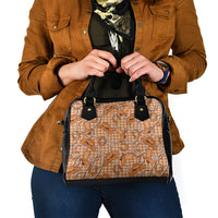 Brown Hawaii Palaka Cowboy Shoulder Handbag Hawaiian Paniolo Festival Spirit LT19 - Polynesian Pride