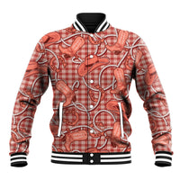 Red Hawaii Palaka Cowboy Baseball Jacket Hawaiian Paniolo Festival Spirit LT19 Unisex Red - Polynesian Pride