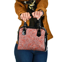 Red Hawaii Palaka Cowboy Shoulder Handbag Hawaiian Paniolo Festival Spirit LT19 One Size Red - Polynesian Pride