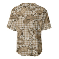 Beige Hawaii Palaka Cowboy Baseball Jersey Hawaiian Paniolo Festival Spirit LT19 - Polynesian Pride