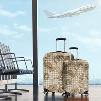 Beige Hawaii Palaka Cowboy Luggage Cover Hawaiian Paniolo Festival Spirit LT19 - Polynesian Pride