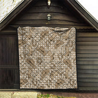 Beige Hawaii Palaka Cowboy Quilt Hawaiian Paniolo Festival Spirit LT19 - Polynesian Pride