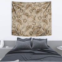 Beige Hawaii Palaka Cowboy Tapestry Hawaiian Paniolo Festival Spirit LT19 - Polynesian Pride