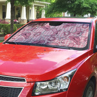 Pink Hawaii Palaka Cowboy Auto Sun Shade Hawaiian Paniolo Festival Spirit LT19 - Polynesian Pride