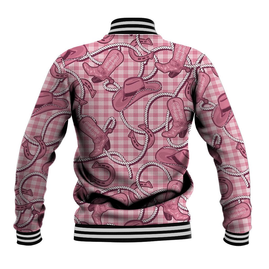 Pink Hawaii Palaka Cowboy Baseball Jacket Hawaiian Paniolo Festival Spirit LT19 - Polynesian Pride