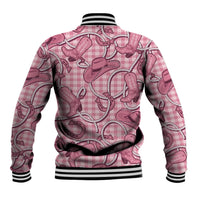 Pink Hawaii Palaka Cowboy Baseball Jacket Hawaiian Paniolo Festival Spirit LT19 - Polynesian Pride