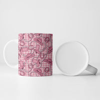 Pink Hawaii Palaka Cowboy Ceramic Mug Hawaiian Paniolo Festival Spirit LT19 - Polynesian Pride