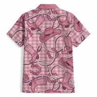 Pink Hawaii Palaka Cowboy Hawaiian Shirt Hawaiian Paniolo Festival Spirit LT19 - Polynesian Pride
