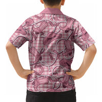 Pink Hawaii Palaka Cowboy Hawaiian Shirt Hawaiian Paniolo Festival Spirit LT19 - Polynesian Pride