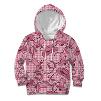 Pink Hawaii Palaka Cowboy Kid Hoodie Hawaiian Paniolo Festival Spirit LT19 Hoodie Pink - Polynesian Pride