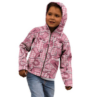 Pink Hawaii Palaka Cowboy Kid Hoodie Hawaiian Paniolo Festival Spirit LT19 - Polynesian Pride