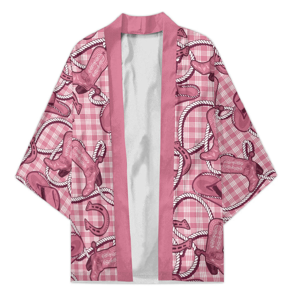 Pink Hawaii Palaka Cowboy Kimono Hawaiian Paniolo Festival Spirit