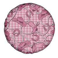 Pink Hawaii Palaka Cowboy Spare Tire Cover Hawaiian Paniolo Festival Spirit LT19 - Polynesian Pride