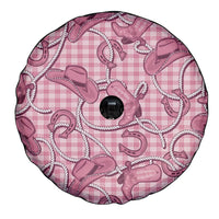 Pink Hawaii Palaka Cowboy Spare Tire Cover Hawaiian Paniolo Festival Spirit LT19 - Polynesian Pride