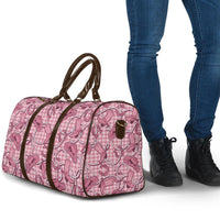 Pink Hawaii Palaka Cowboy Travel Bag Hawaiian Paniolo Festival Spirit LT19 - Polynesian Pride