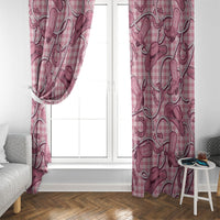 Pink Hawaii Palaka Cowboy Window Curtain Hawaiian Paniolo Festival Spirit LT19 - Polynesian Pride