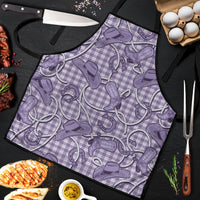 Purple Hawaii Palaka Cowboy Apron Hawaiian Paniolo Festival Spirit LT19 Purple - Polynesian Pride