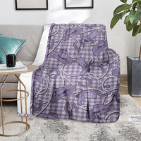 Purple Hawaii Palaka Cowboy Blanket Hawaiian Paniolo Festival Spirit LT19 - Polynesian Pride