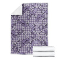 Purple Hawaii Palaka Cowboy Blanket Hawaiian Paniolo Festival Spirit LT19 - Polynesian Pride
