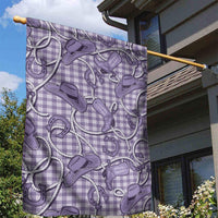 Purple Hawaii Palaka Cowboy Garden Flag Hawaiian Paniolo Festival Spirit LT19 - Polynesian Pride